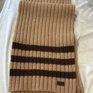 Coach Tan and Brown Scarf